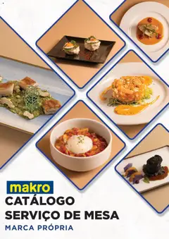 Pré-visualização Makro Catálogo Serviço de Mesa válido de 01.08.2024