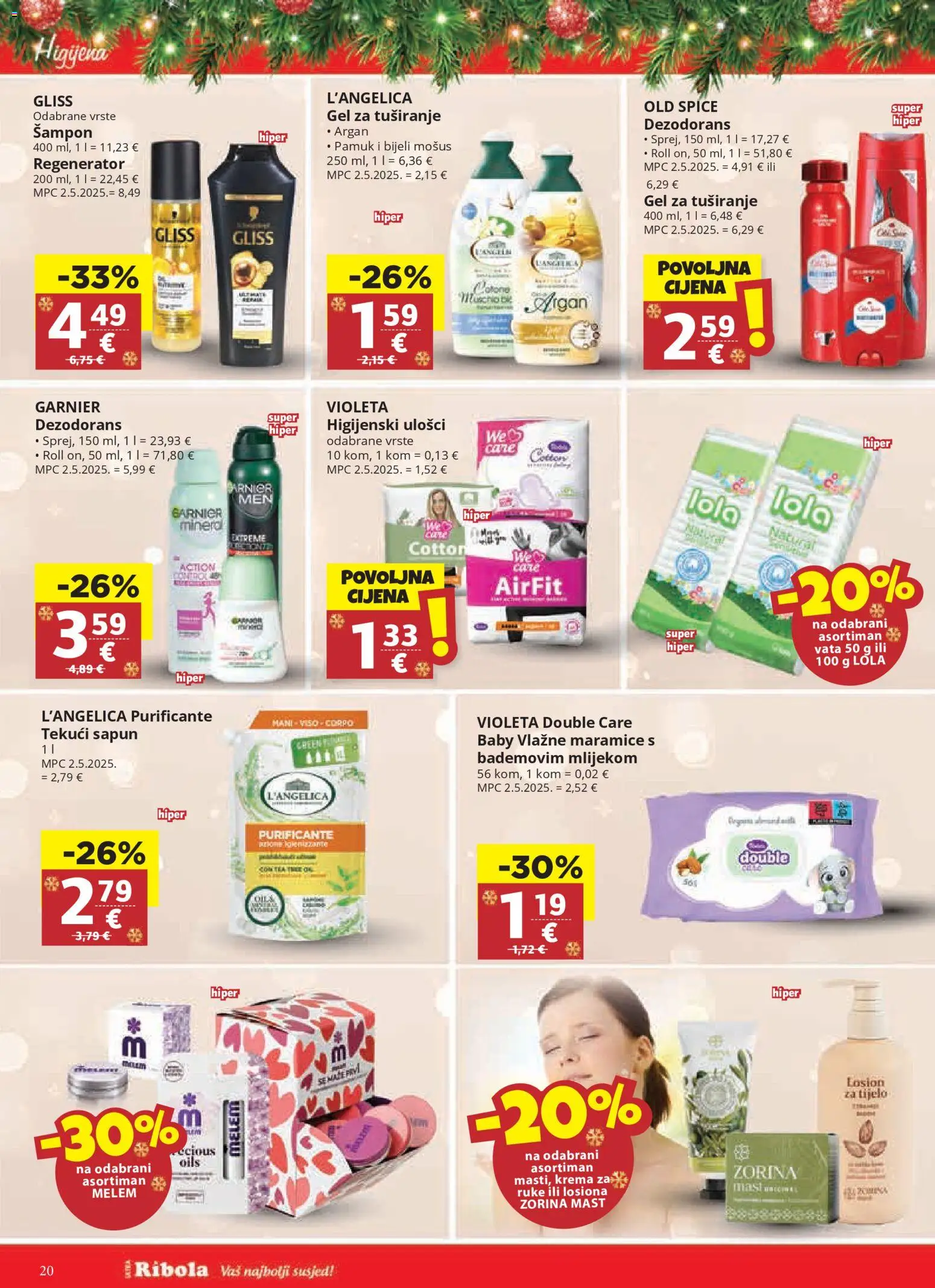 Ribola katalog | vrijedi od 10.12.2025 | Stranica: 20 | Proizvodi: Šampon, Sapun, Melem, Violeta