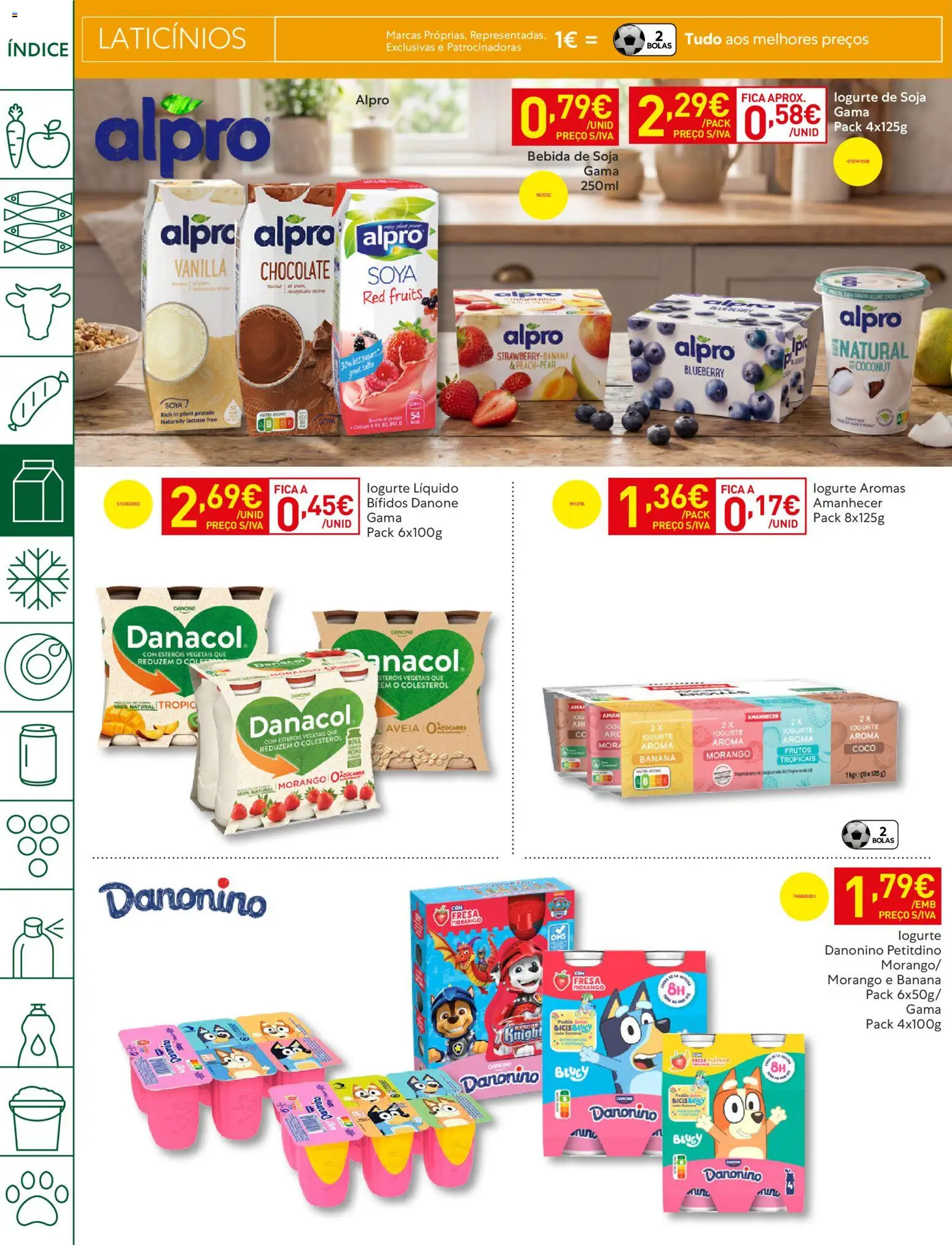 Recheio - Bons Negócios Madeira │ válido de 21.04.2026 | Página: 16 | Produtos: Soja, Aveia, Banana, Iogurte