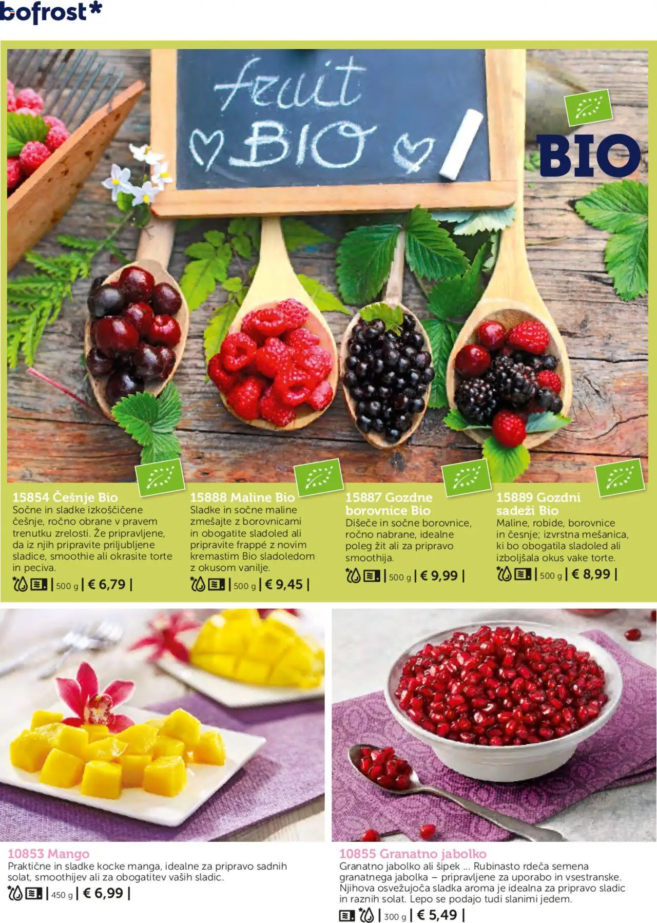 Novi Bofrost katalog ponudbe – veljaven od 01.05.2025 | Stran: 94 | Izdelki: Jabolka, Borovnice, Maline, Sladoled