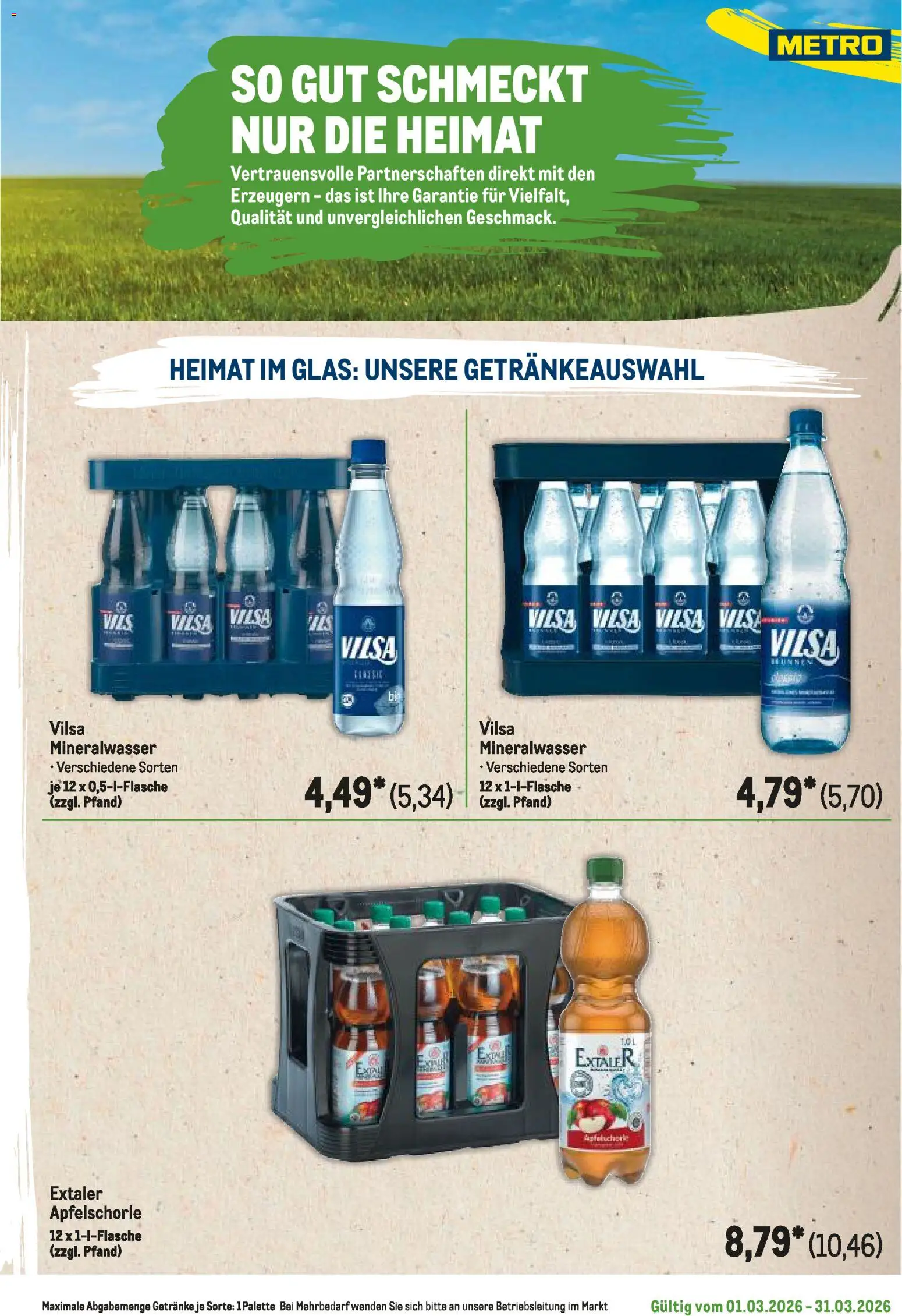 Metro Regionaler Flyer – gültig ab 01.03.2026 | Seite: 17 | Produkte: Mineralwasser