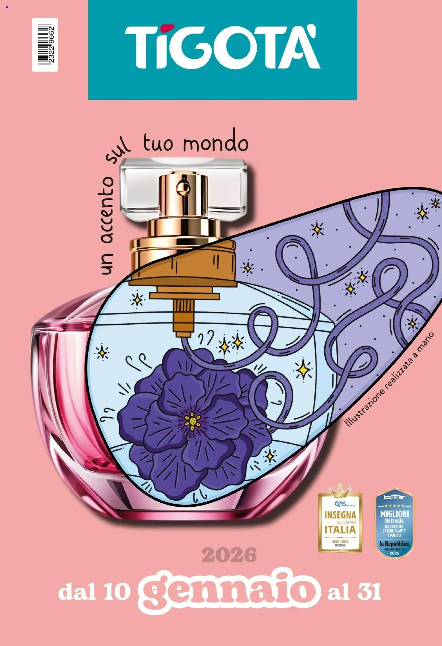 Volantino Tigotà del 10.01.2026 | Pagina: 1 | Prodotti: Profumo
