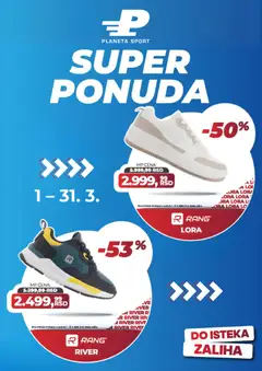 Planeta Sport katalog - pregled Planeta Sport kataloga - važi od 01.03.2026