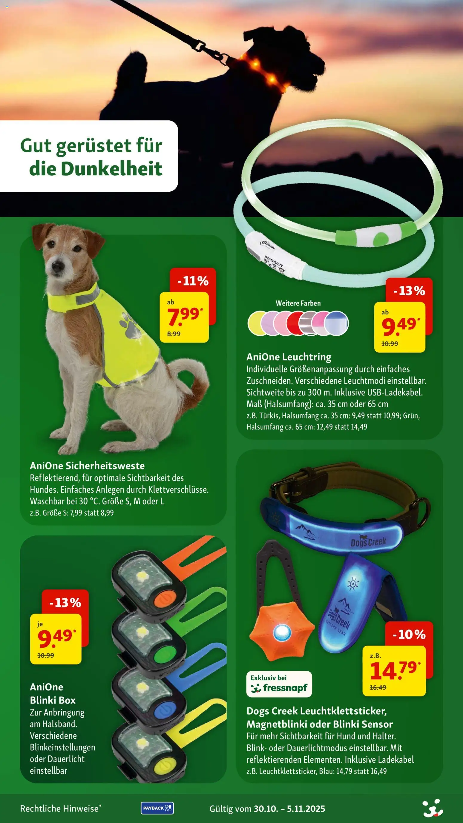 Fressnapf Aktionen – gültig ab 30.10.2025 | Seite: 17 | Produkte: Box, Ladekabel