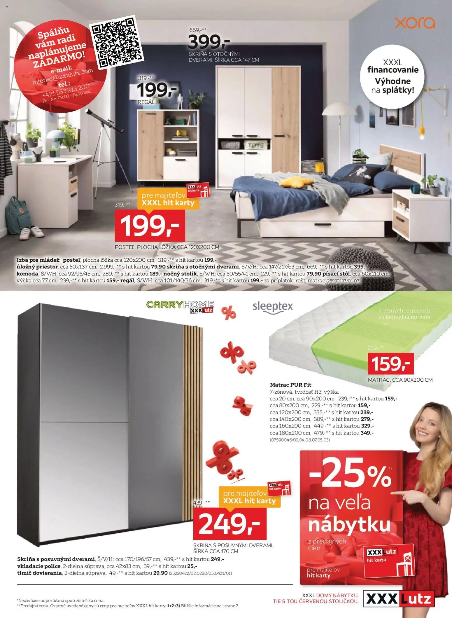 Nové XXXLutz akcie – leták je platný od 23.03.2026 | Strana: 5 | Produkty: Matrac, Regál, Skriňa