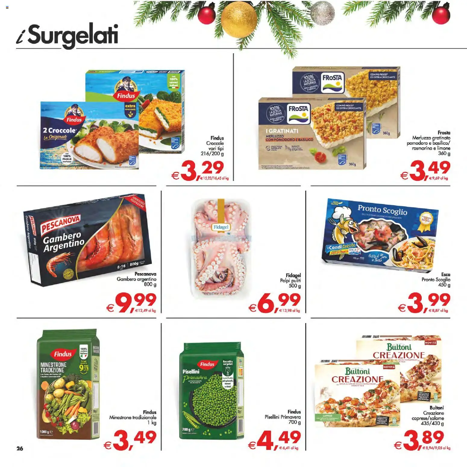 Volantino Decò del 05.12.2025 | Pagina: 26 | Prodotti: Minestrone, Rosmarino, Patate, Basilico