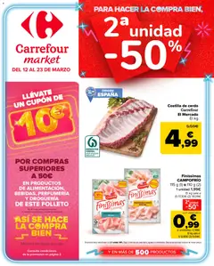Vista previa Carrefour Market folleto válido desde el 12.03.2026