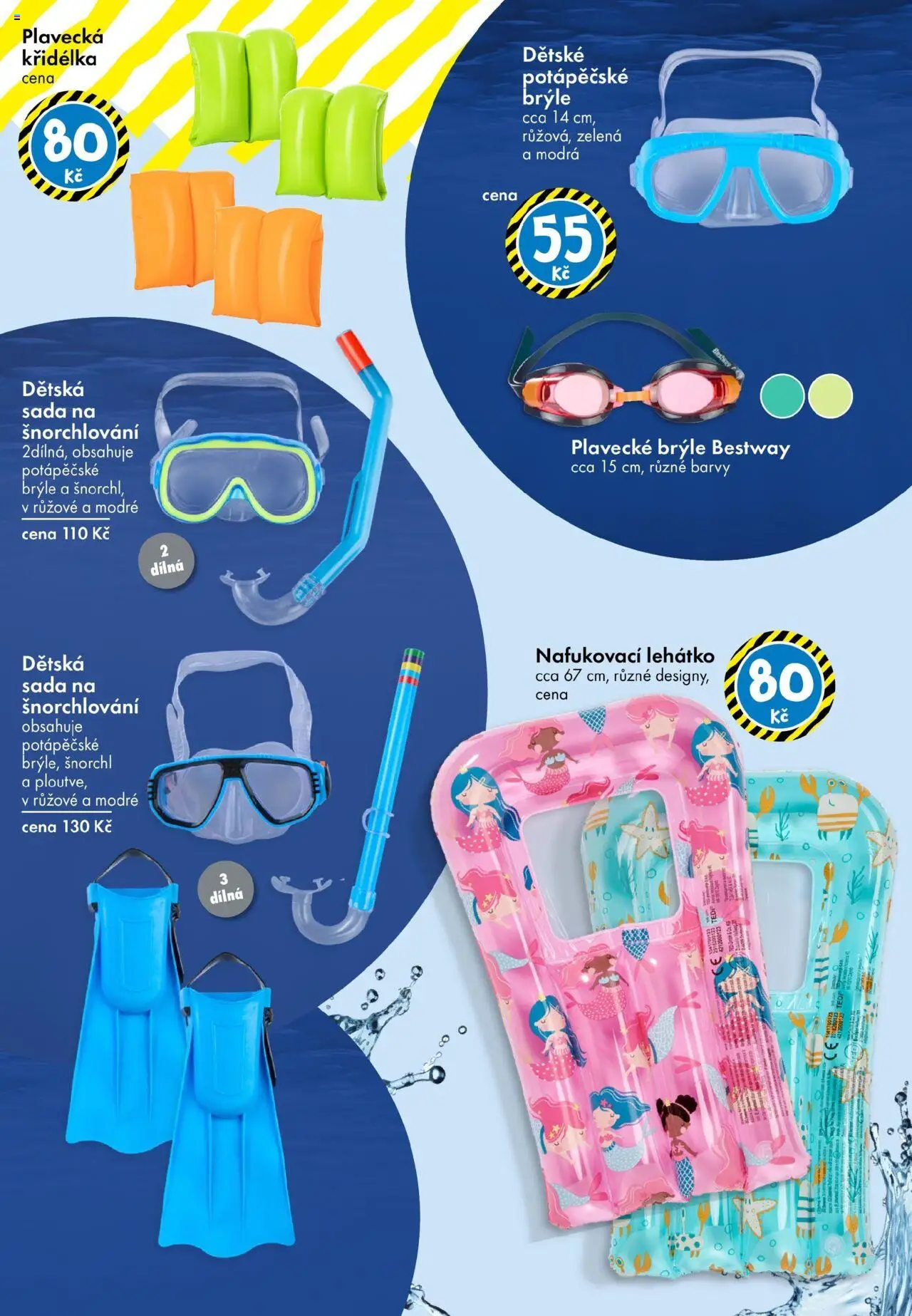 TEDi leták od 13.06.2025 | Strana: 14 | Produkty: Potápěčské brýle, Brýle, Plavecké brýle, Šnorchl