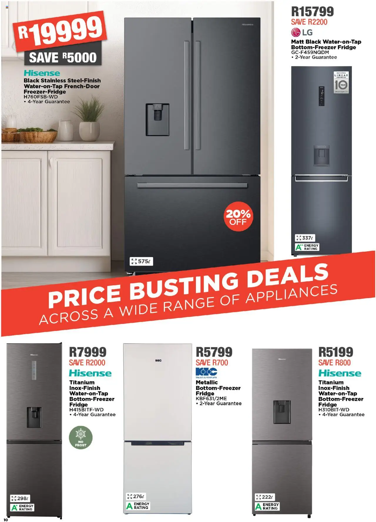 New House and Home catalogue – valid from 06.10.2025 | Page: 10 | Products: Fridge
