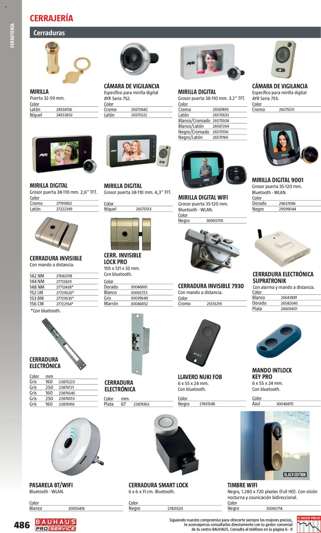 Bauhaus - ProService  │ válido desde el 24.02.2025 | Página: 486 | Productos: Té, Teléfono, Cámara