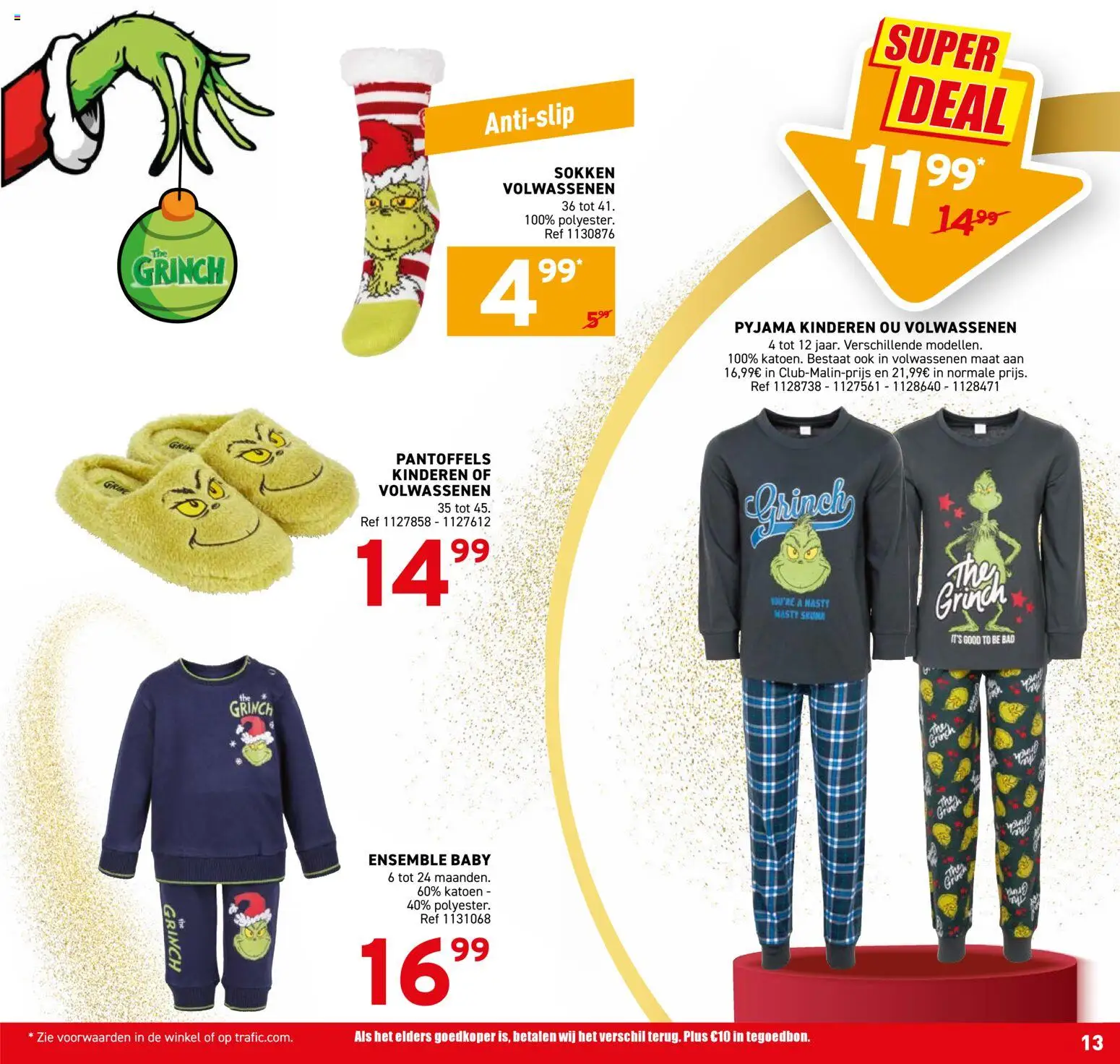 {H1} | Pagina: 13 | Producten: Bad, Sokken, Pyjama