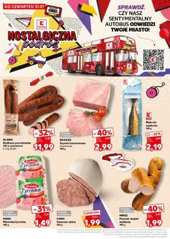 Kaufland gazetka - Super Sobota od 02.08.2025 | Strona: 8 | Produkty: Kiełbasa, Mielonka tyrolska, Szynka, Makrela