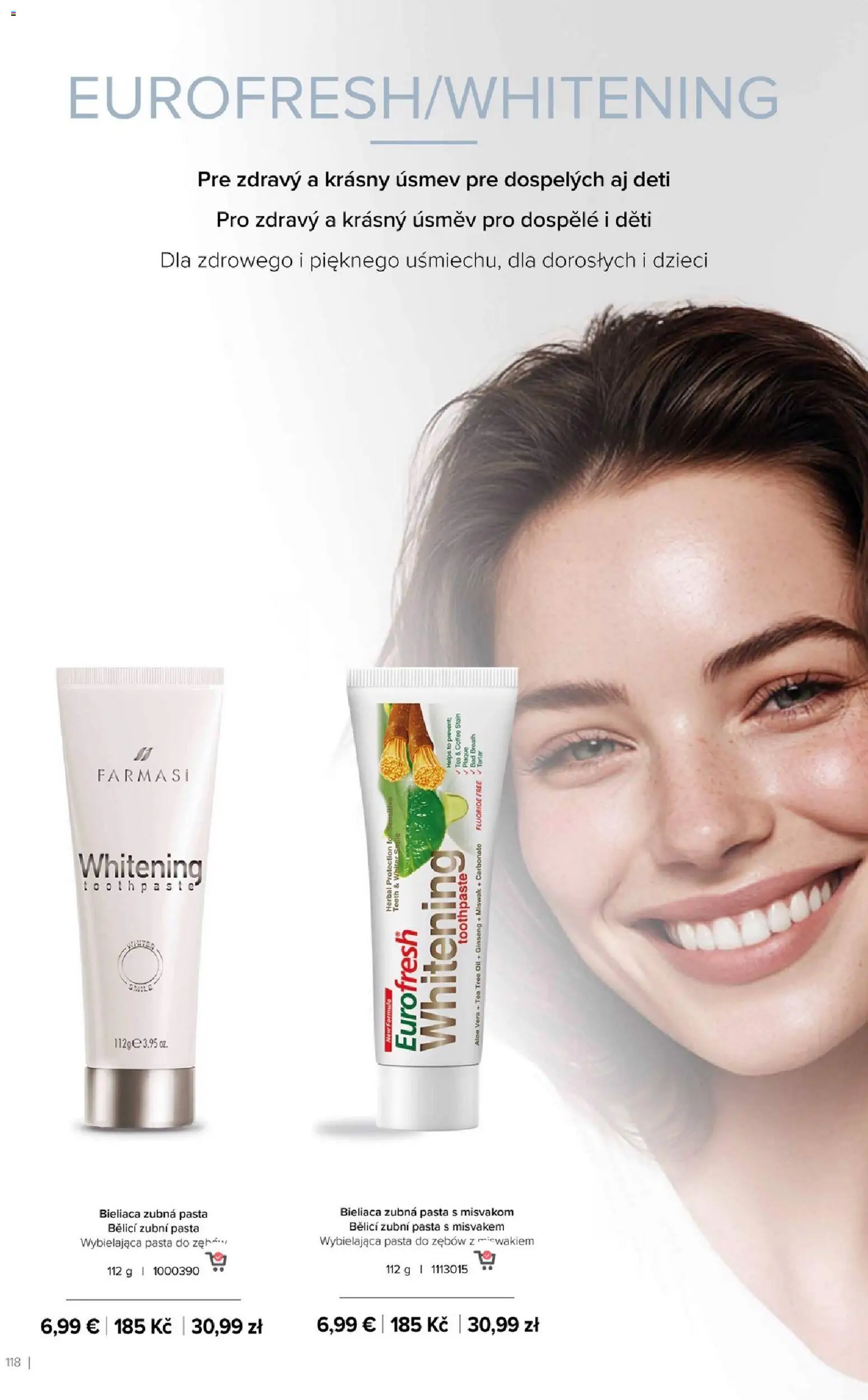 Nové Farmasi akcie – leták je platný od 01.01.2026 | Strana: 118 | Produkty: Zubná pasta