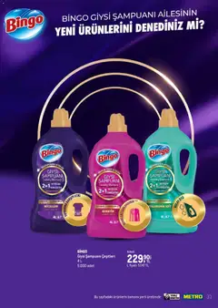 01.03.2026 tarihinden itibaren geçerli olan Metro kataloğu önizlemesi | Sayfa: 31 | Ürünler: Deterjan, Giysi, Ütü