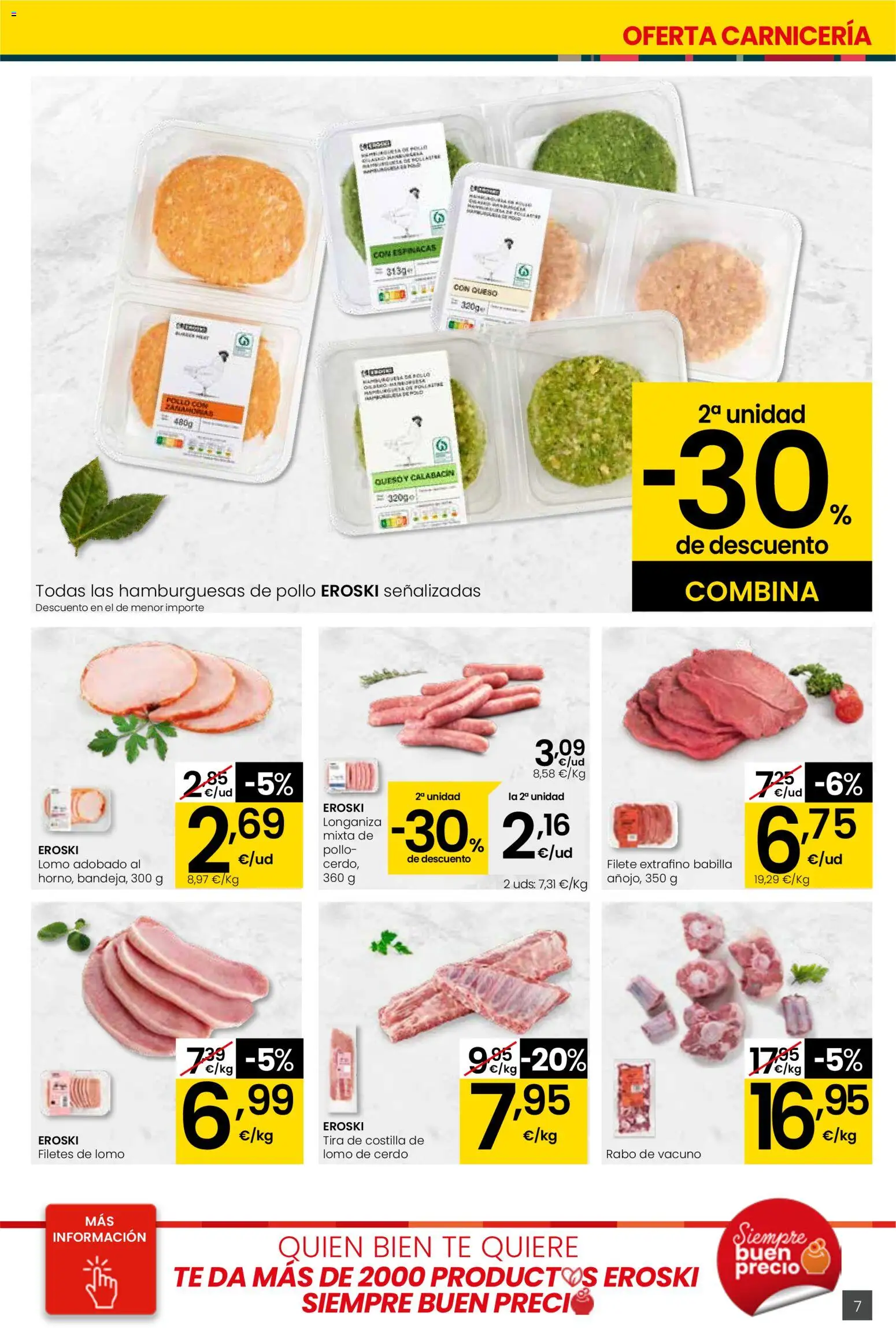 Eroski folleto │ válido desde el 05.01.2026 | Página: 7 | Productos: Calabacín, Queso, Πορσελάνη, Té