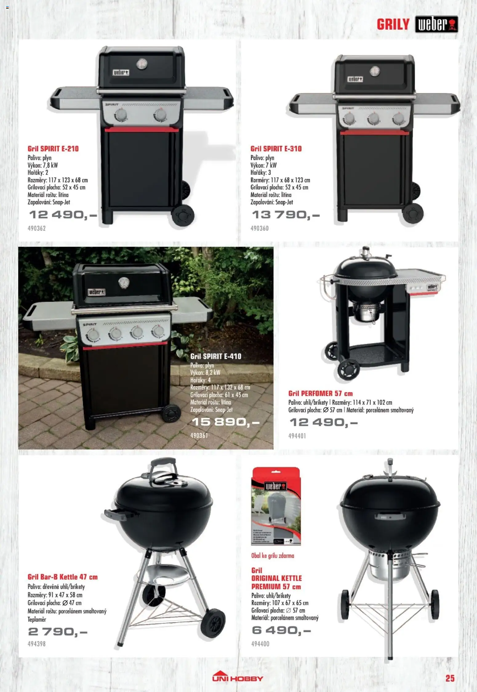 Uni Hobby katalog - Nábytek, grily a bazény 2026 od 10.04.2026 | Strana: 25 | Produkty: Gril, Teploměr