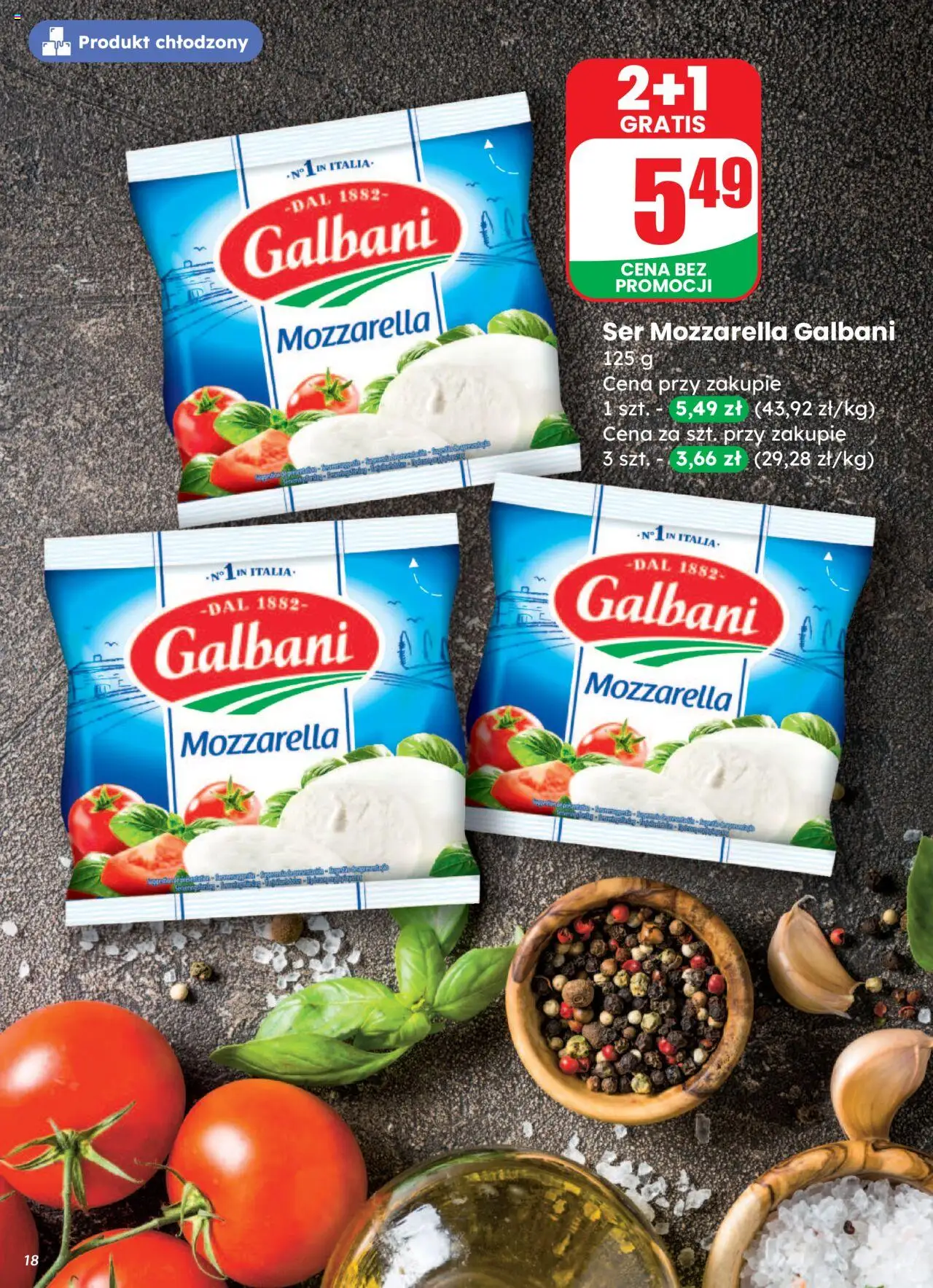 Dino Gazetka od 13.08.2025 | Strona: 18 | Produkty: Ser, Mozzarella