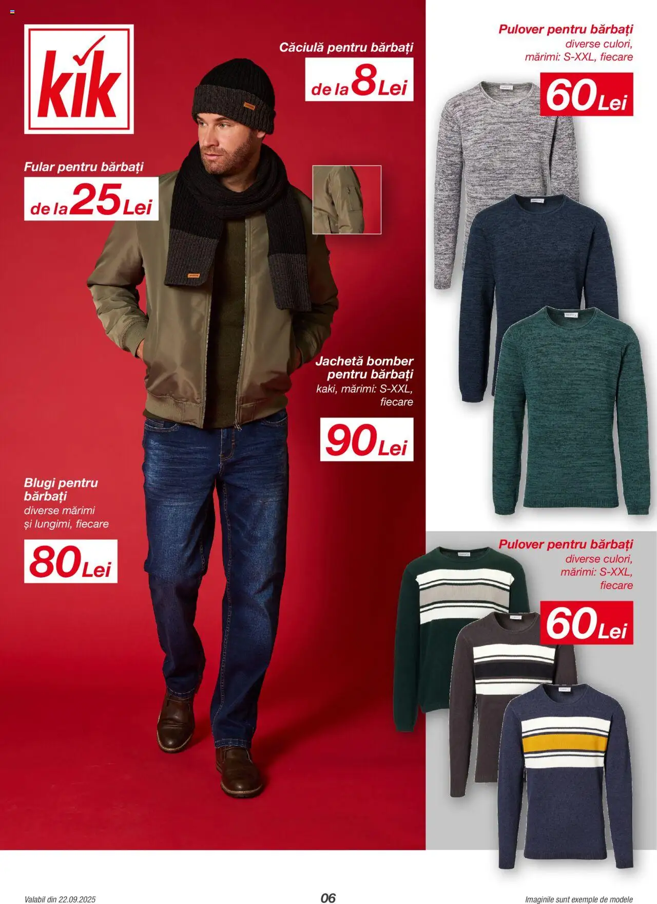 Noul catalog Kik – valabil de la 22.09.2025 | Pagină: 6 | Produse: Blugi, Jachetă, Pulover