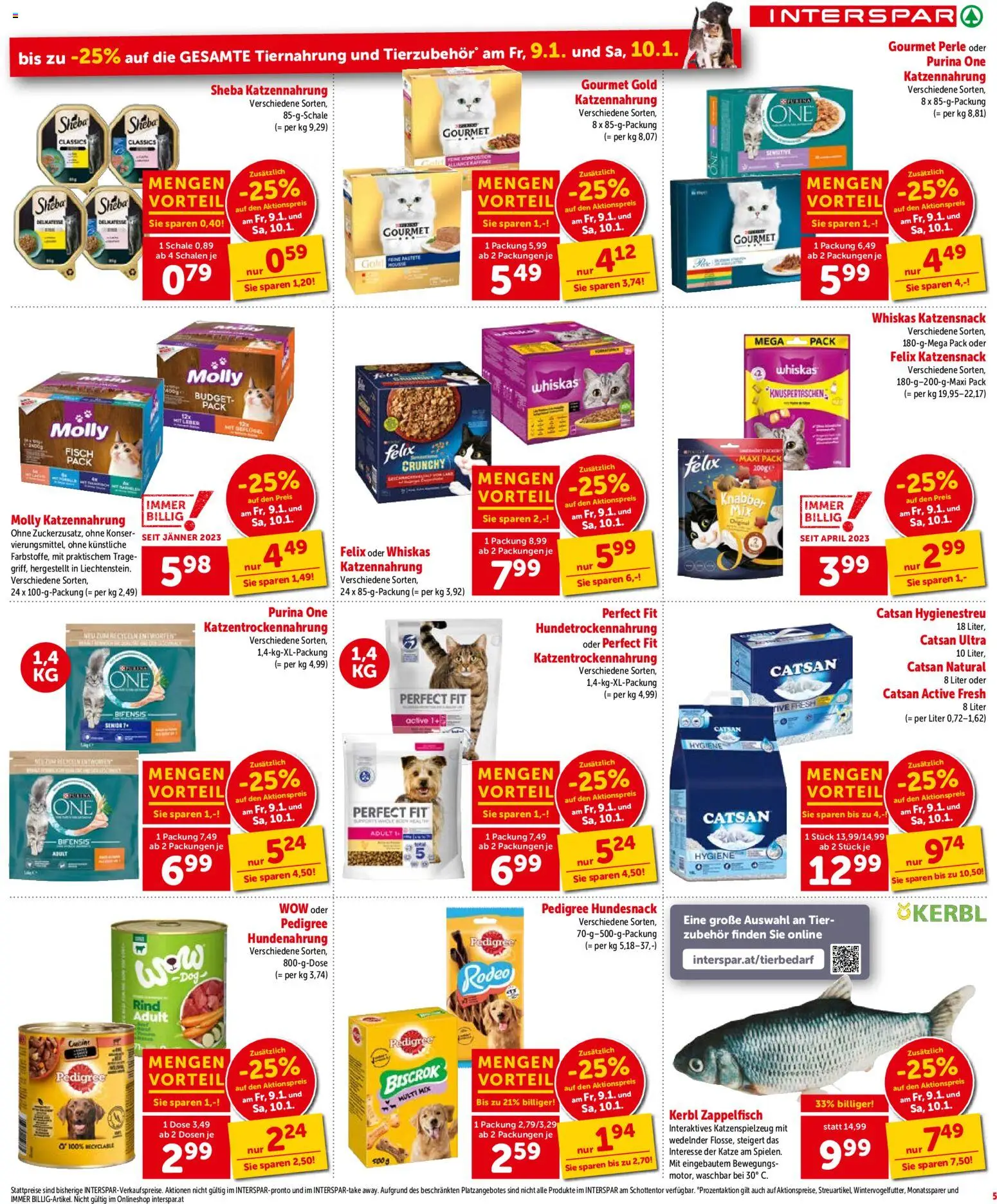 Interspar Flugblatt - Vorarlberg gültig ab 08.01.2026 | Seite: 5 | Produkte: Fisch