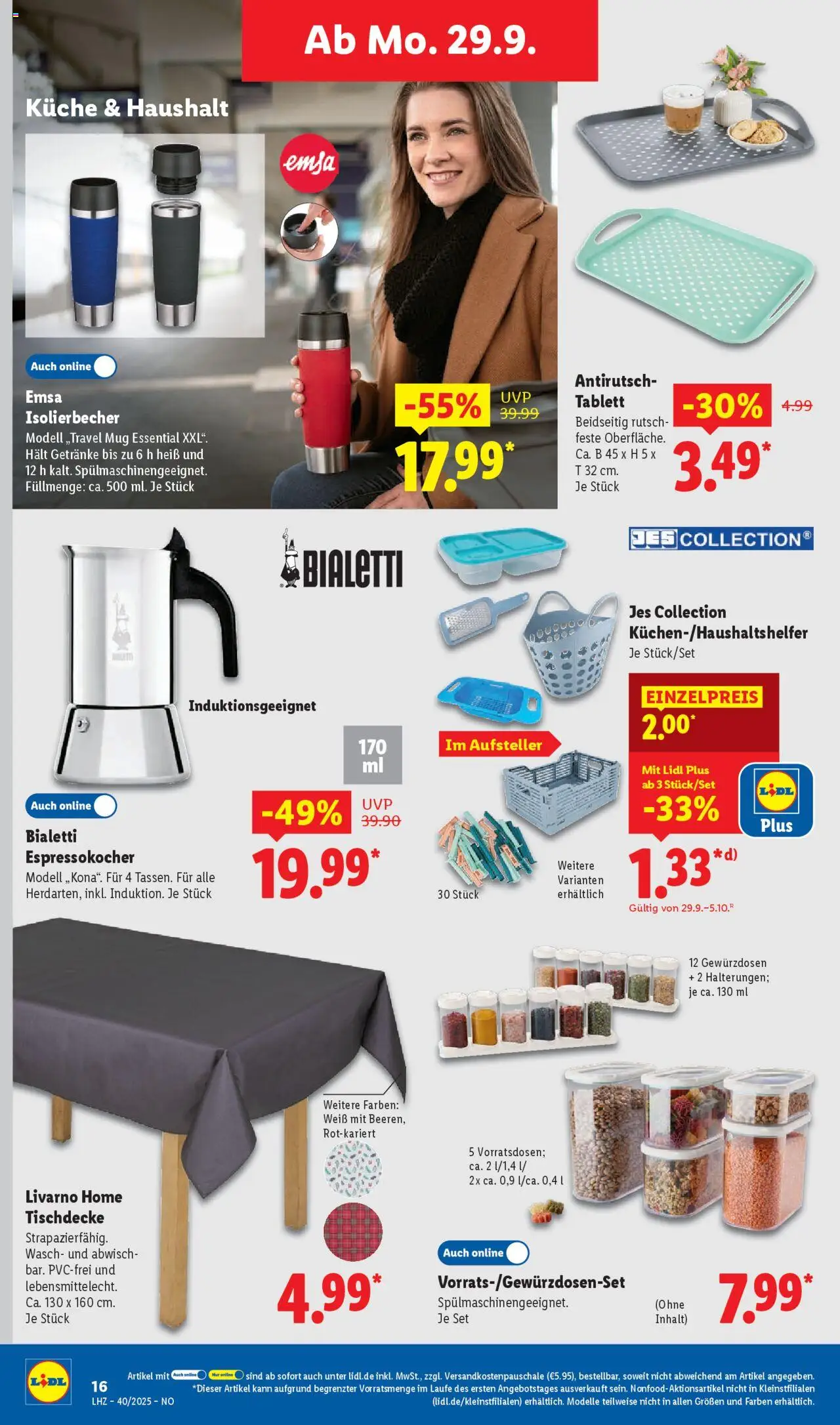 Lidl Prospekt Lüchow – gültig ab 29.09.2025 | Seite: 26 | Produkte: Küche, Espressokocher
