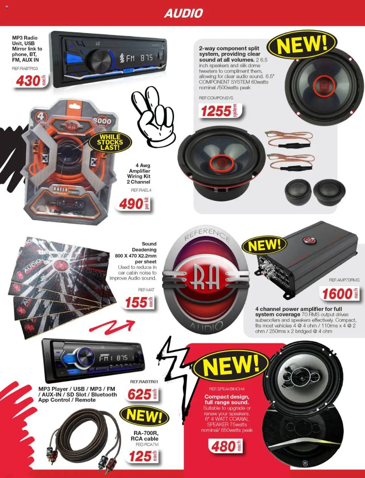 New AutoZone catalogue – valid from 22.09.2025 | Page: 16 | Products: Audio, MP3, Speaker, Remote