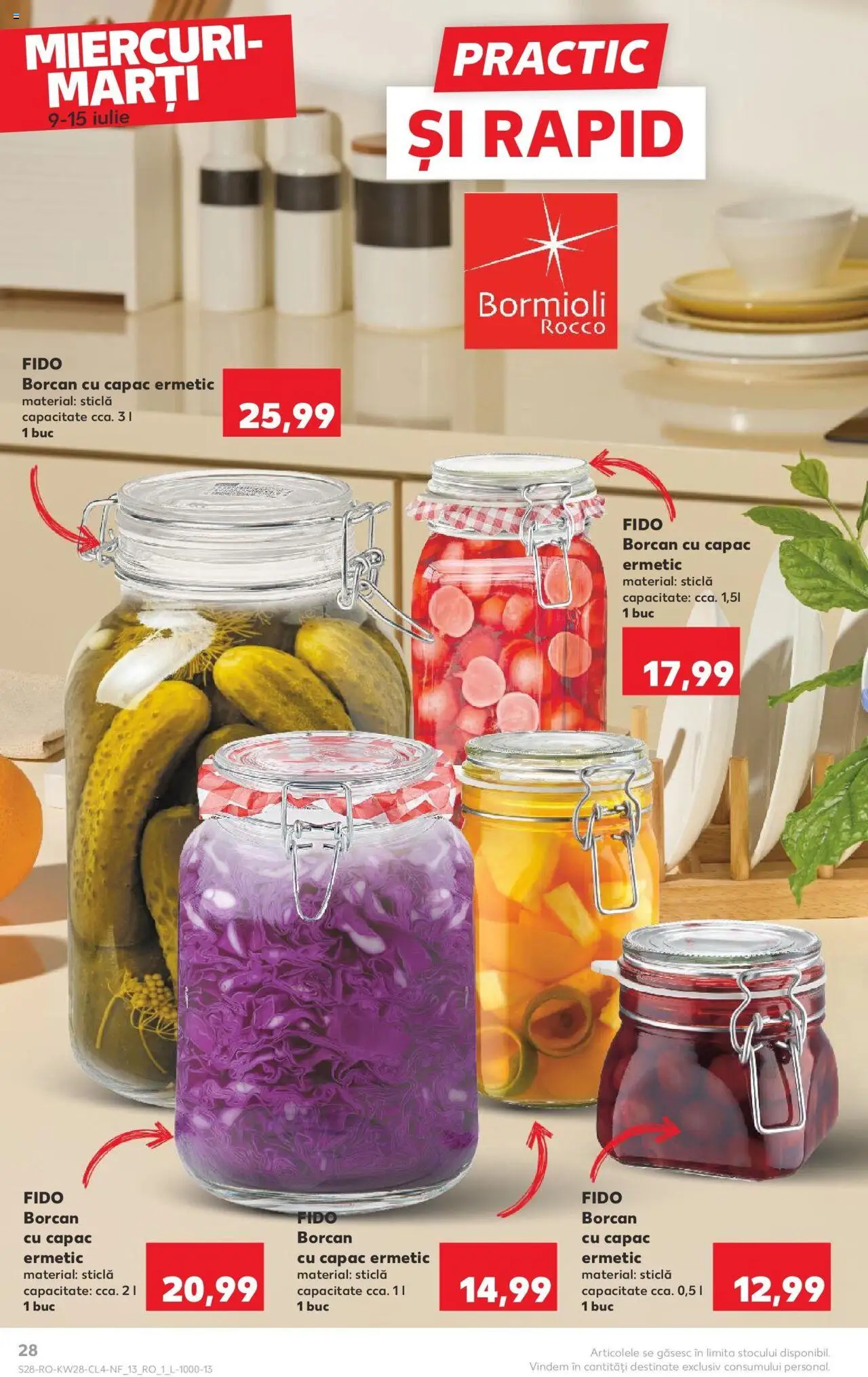 Catalog Kaufland - Galați Nonfood – valabil de la 09.07.2025 | Pagină: 28 | Produse: Borcan