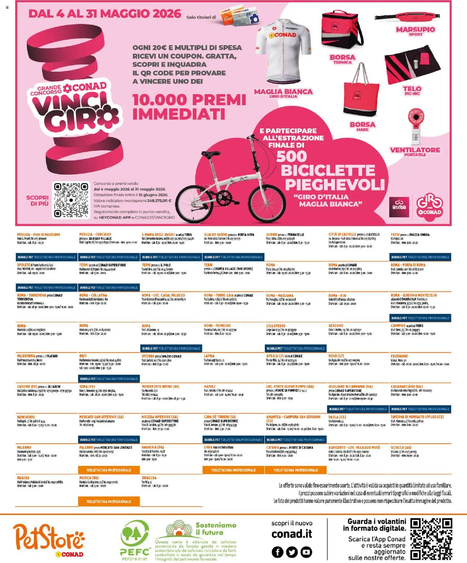 Volantino Conad del 22.04.2026 | Pagina: 8 | Prodotti: Ventilatore, Polo, Borsa, Fan