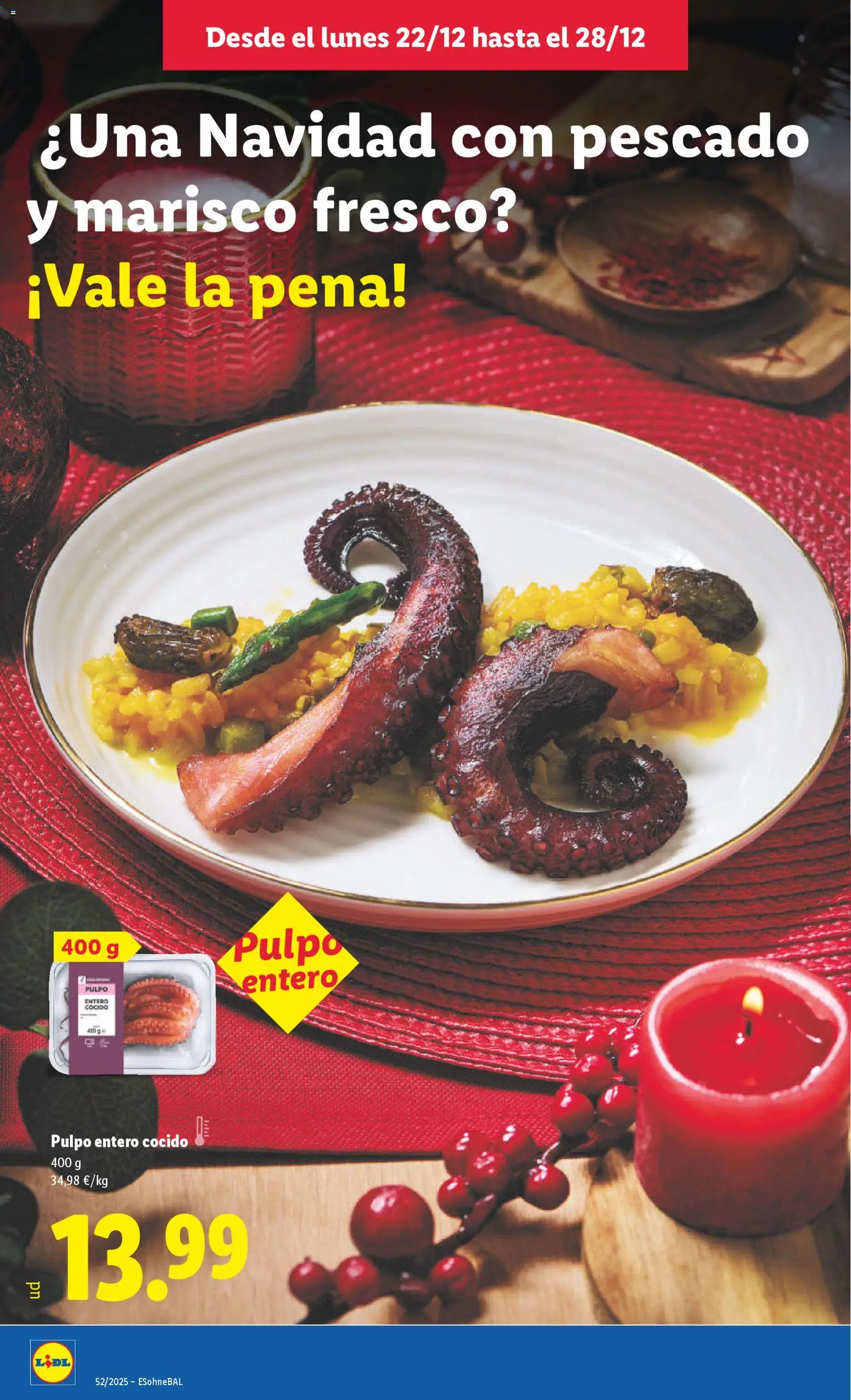 Lidl folleto │ válido desde el 22.12.2025 | Página: 14 | Productos: Pescado