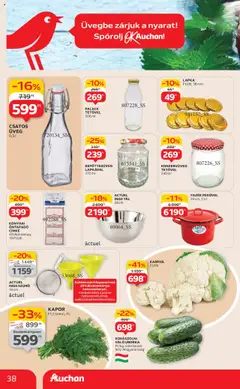 Auchan akciós ujság - amely érvényes a következő dátumtól: 26.06.2025 | Oldal: 38