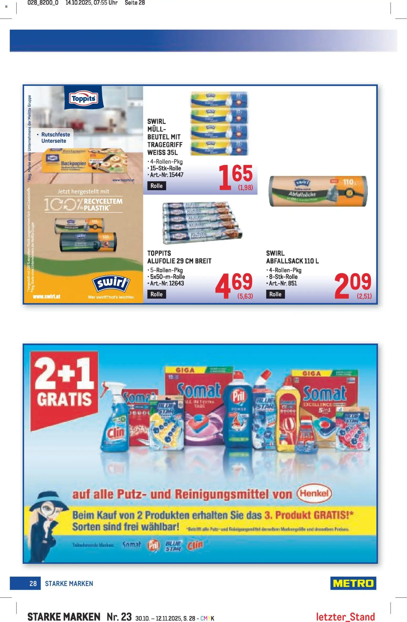 Metro Starke Marken gültig ab 30.10.2025 | Seite: 28 | Produkte: Uhr