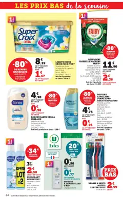  | Page: 24 | Produits: Douche Sanex, Brosse, Détergent, Lessive