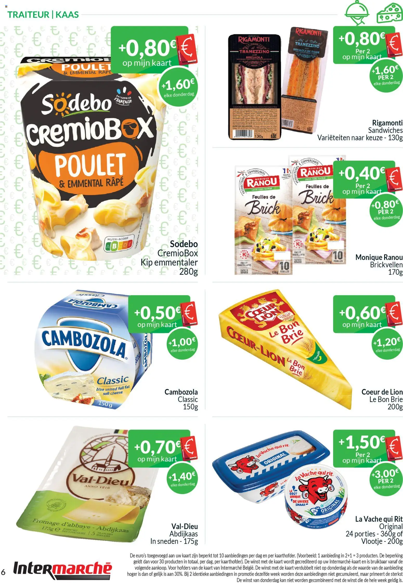 {H1} | Pagina: 6 | Producten: Brie, Kaart, Kaas, Kan