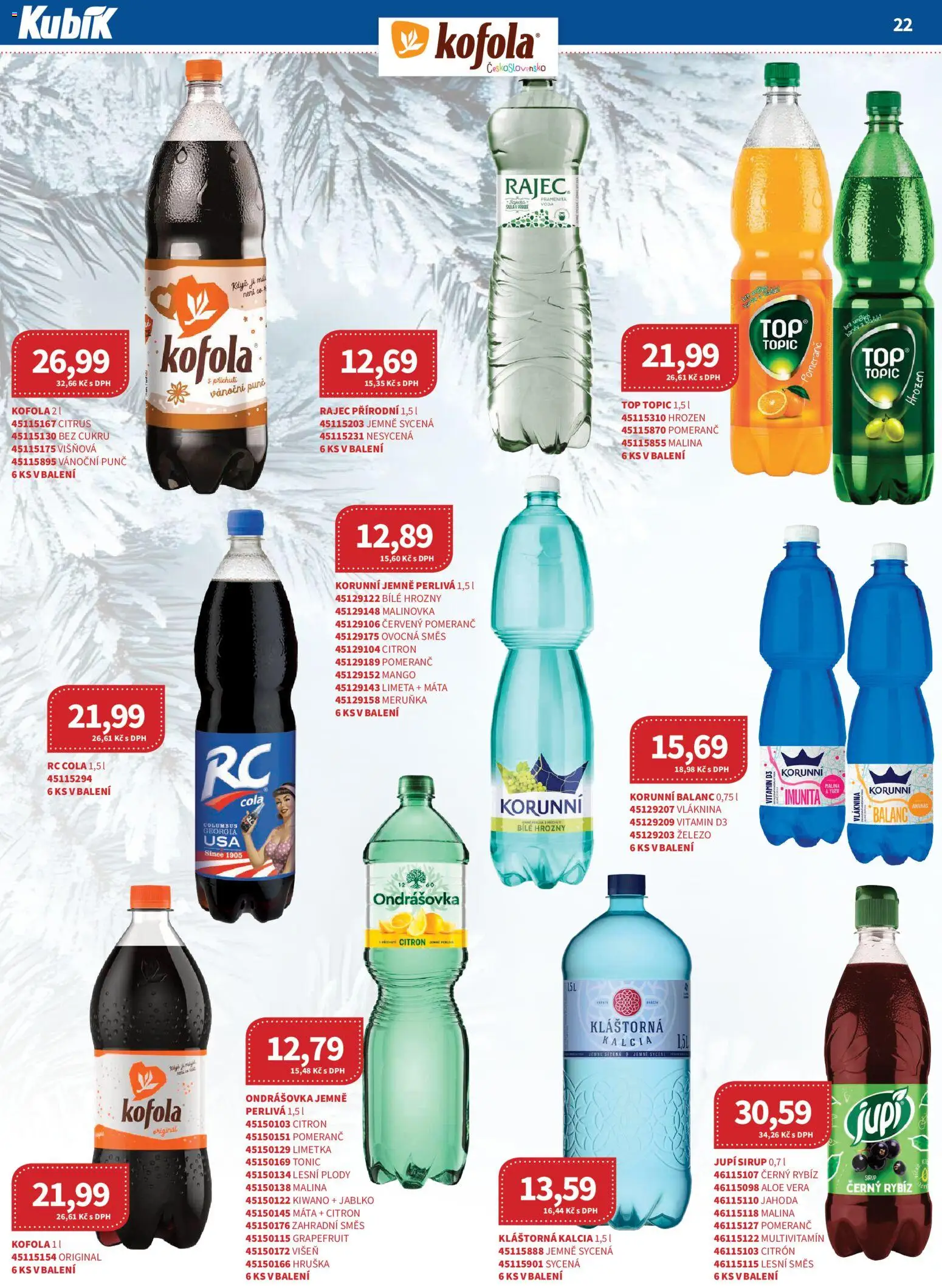 Kubík leták - Velkoobchod od 01.12.2025 | Strana: 22