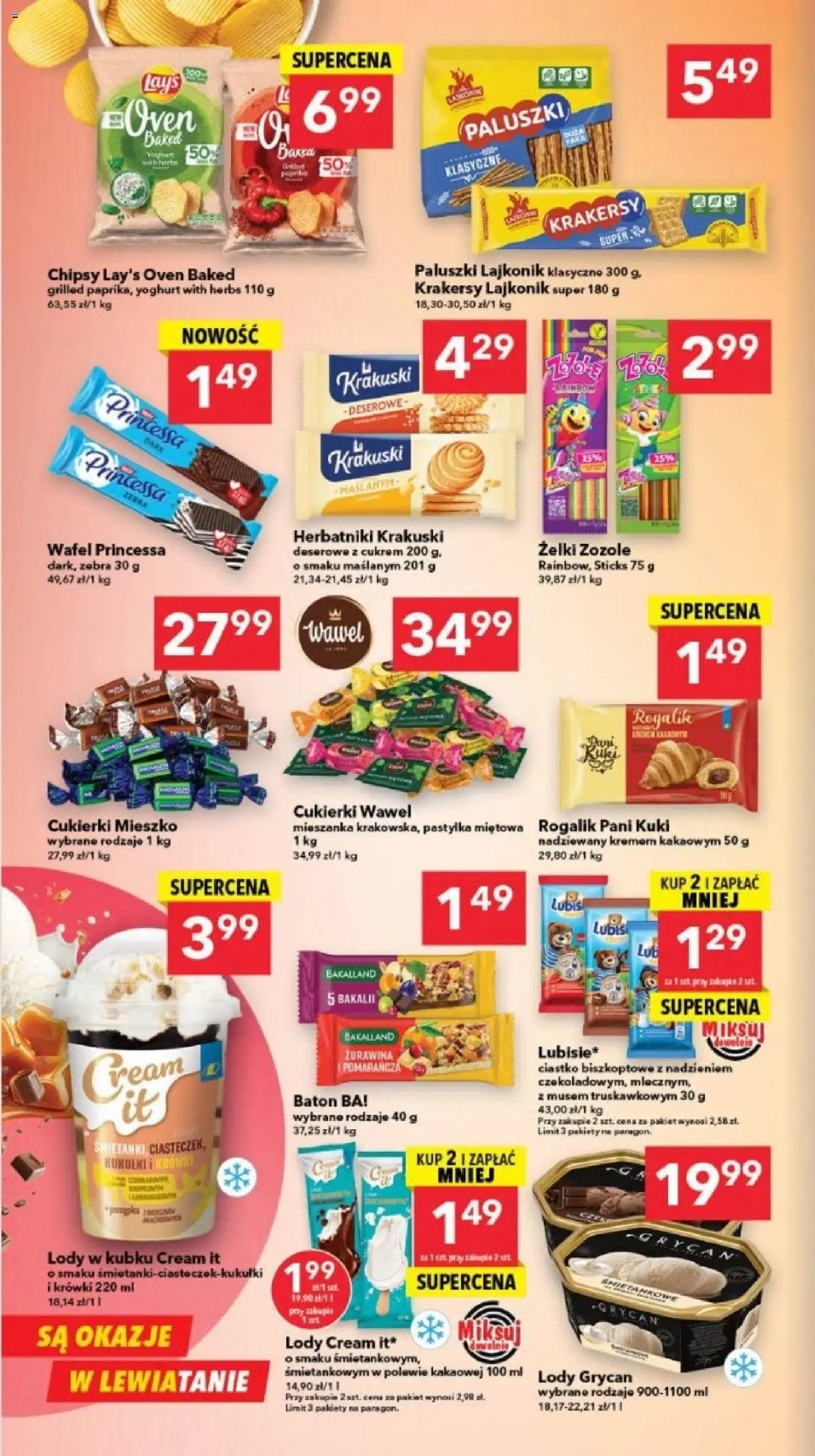 Lewiatan gazetka - Gdańsk od 28.08.2025 | Strona: 6 | Produkty: Chipsy, Krakersy, Żelki, Krówki