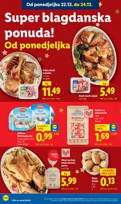 Svježi mladi odojak, cca 2.3 kg - Pregled kataloga iz trgovine Lidl, vrijedi od 18.12.2025 | Stranica: 36