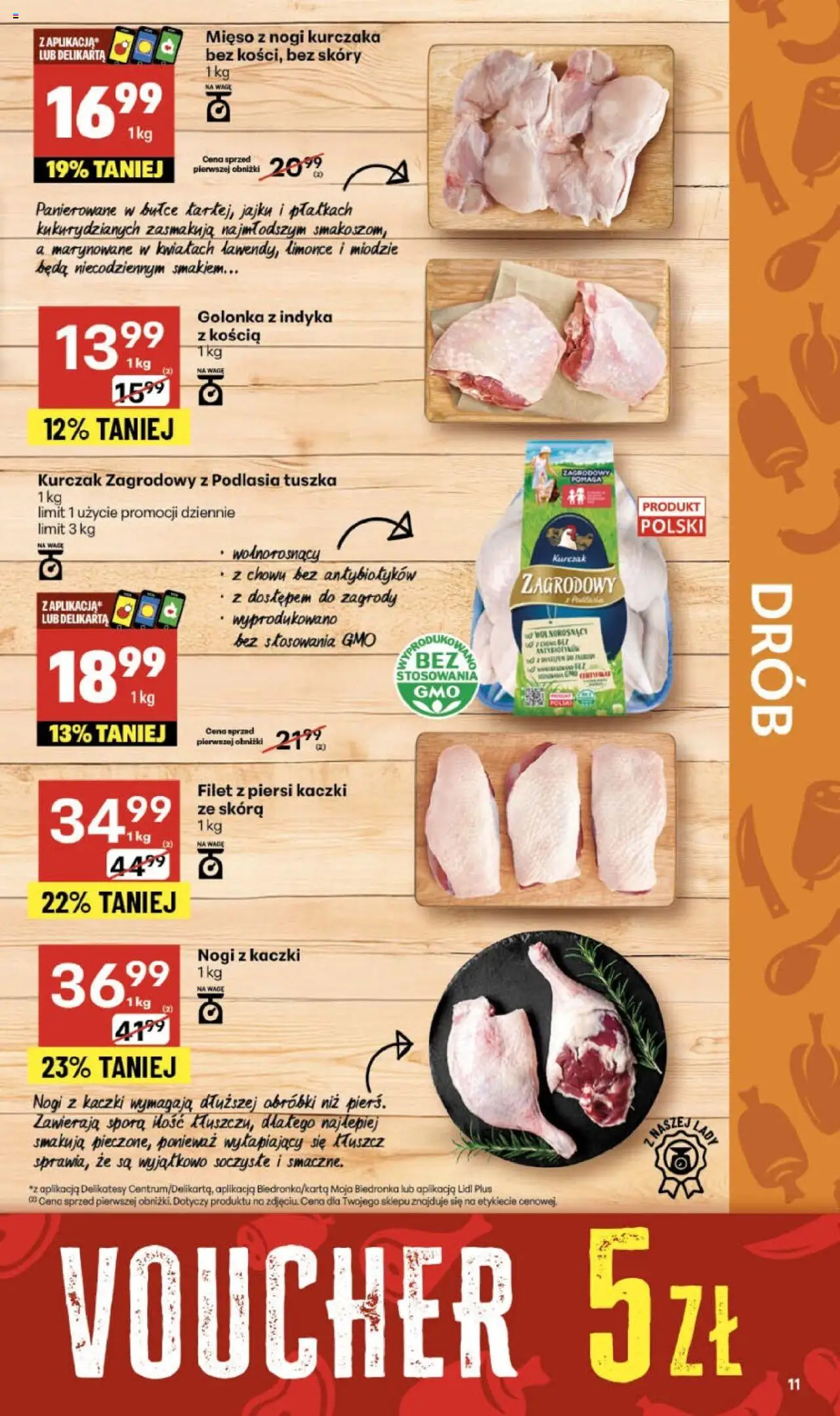 Delikatesy Centrum Gazetka - Sklepy Własne od 23.10.2025 | Strona: 11 | Produkty: Kurczak, Piersi, Delikatesy, Kurczak zagrodowy