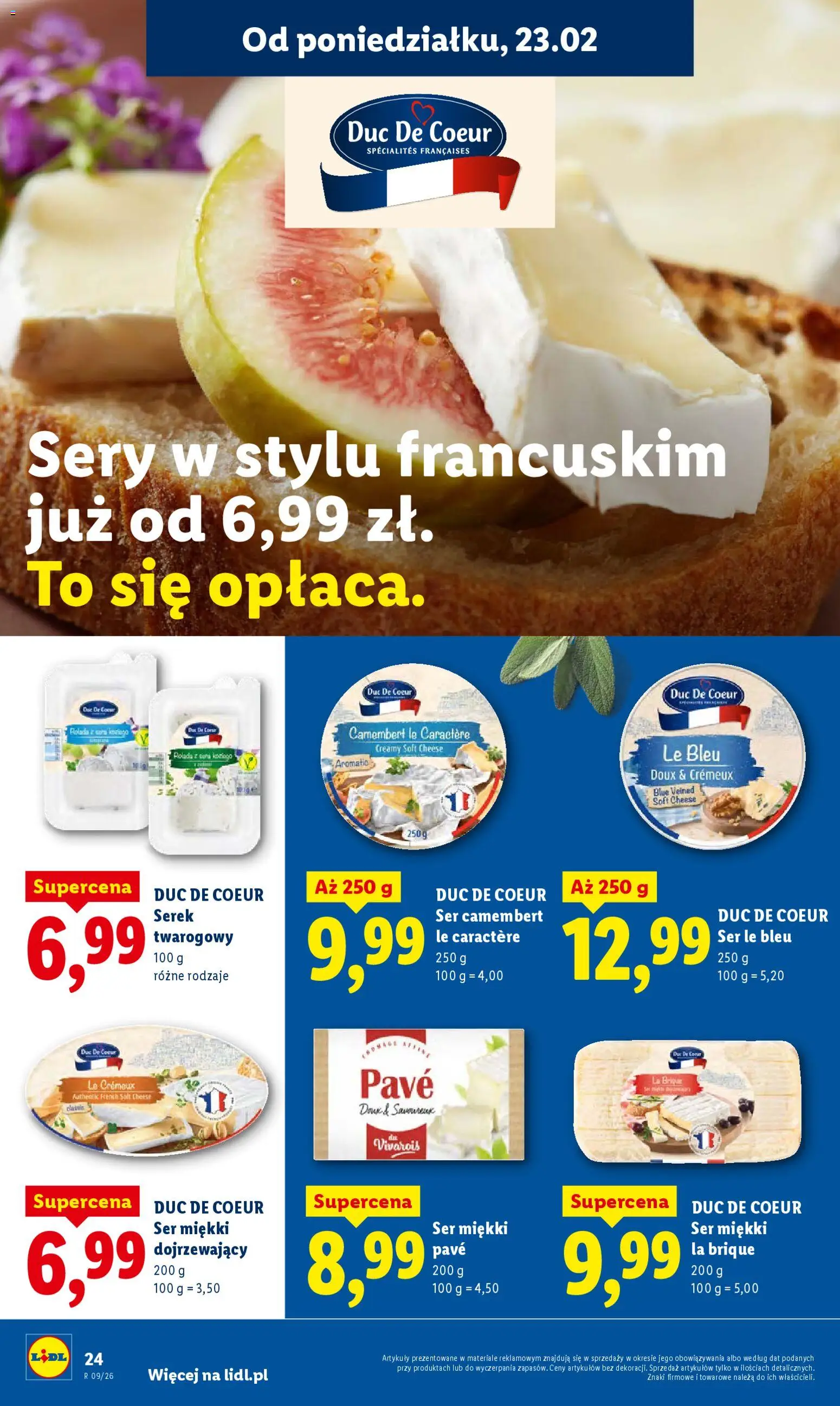 Lidl Polsko leták od 23.02.2026 | Strana: 24 | Produkty: Box, Camembert