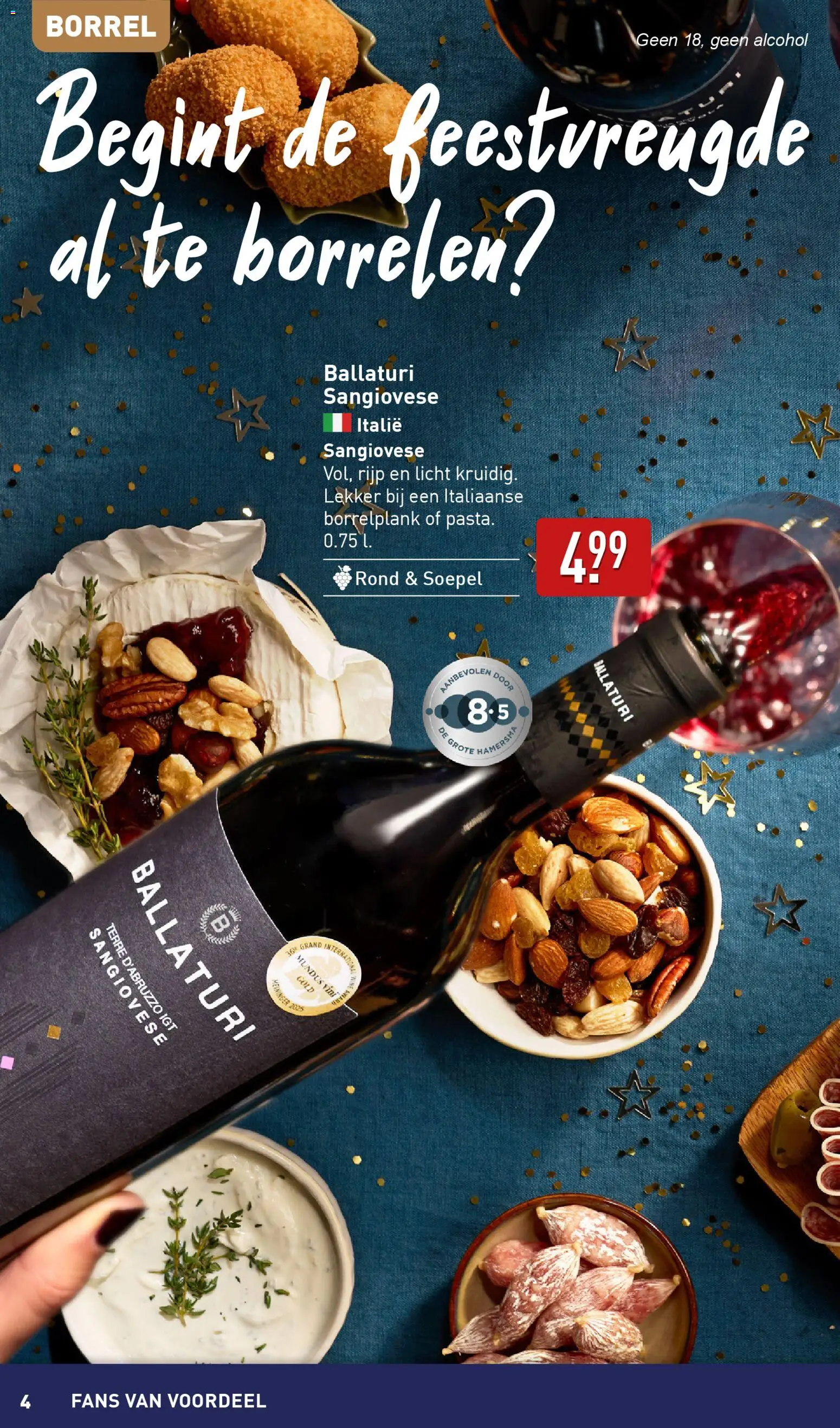 {H1} | Pagina: 4 | Producten: Pasta, Alcohol