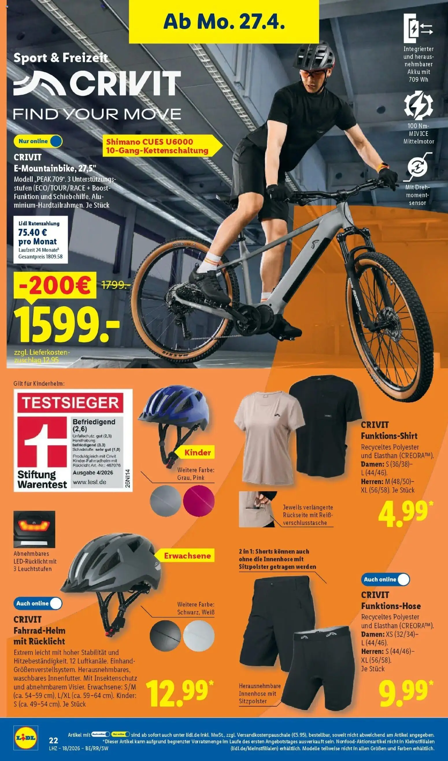 Lidl Německo leták od 27.04.2026 💥 Nenechte si ujít TOP nabídky! ⭐ | Česko