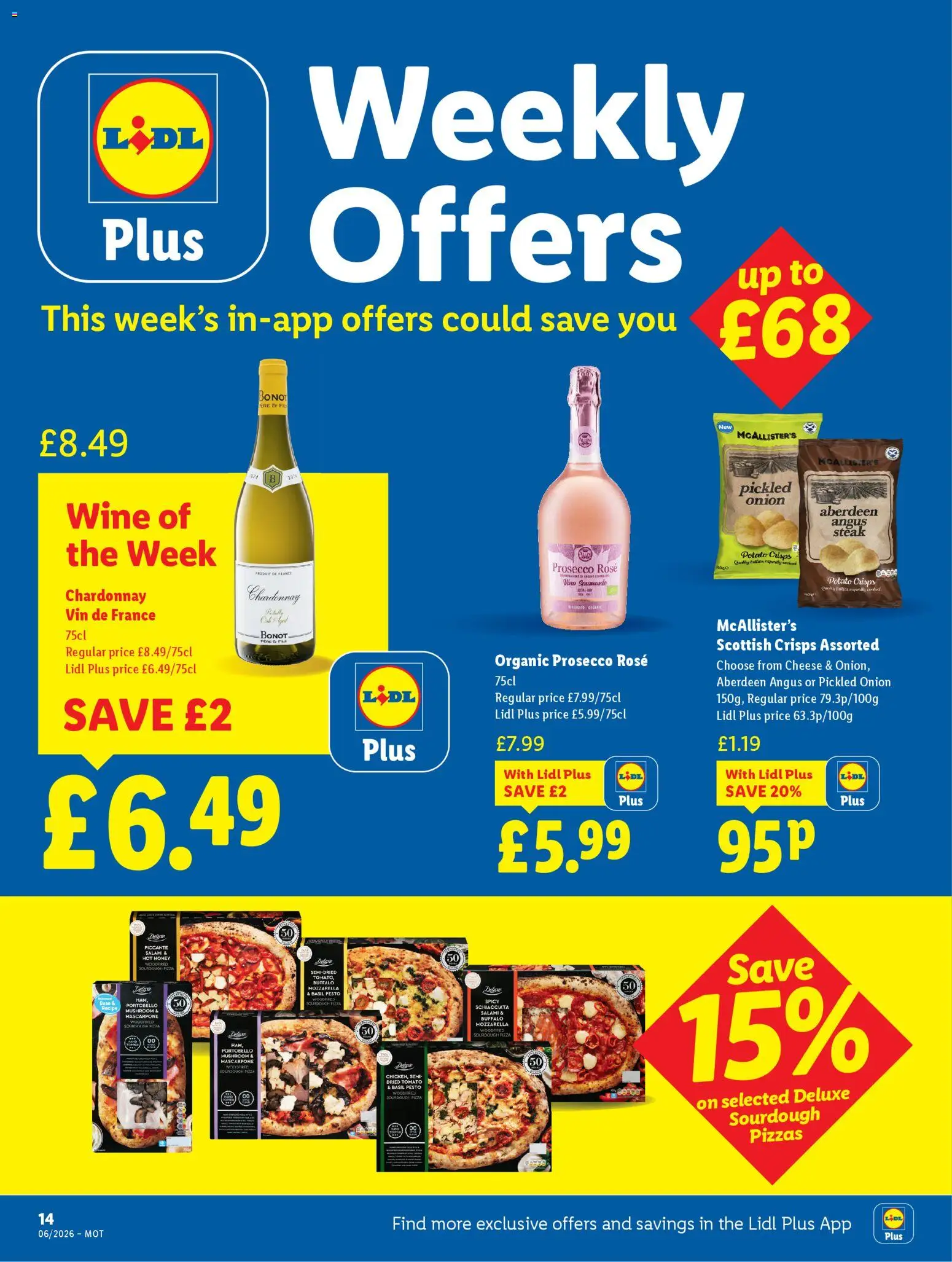 {H1} | Page: 14 | Products: Prosecco, Cheese, Salami, Honey