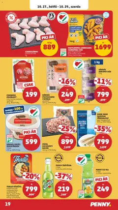 FAGYLAKOMA CORNFLAKES CSIRKEMELL CSÍK, gyorsfagyasztott 61% csirkemell húsból 700 g, 2427 Ft/kg - amely érvényes a következő dátumtól: 22.10.2025 | Oldal: 25