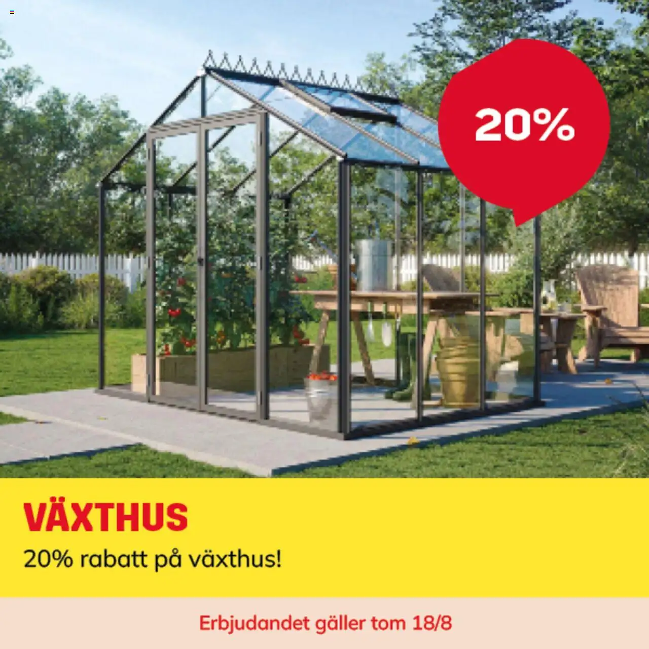 ByggMax reklamblad aktuell från 04.08.2025 | Sida: 7 | Produkter: Växthus, Galler