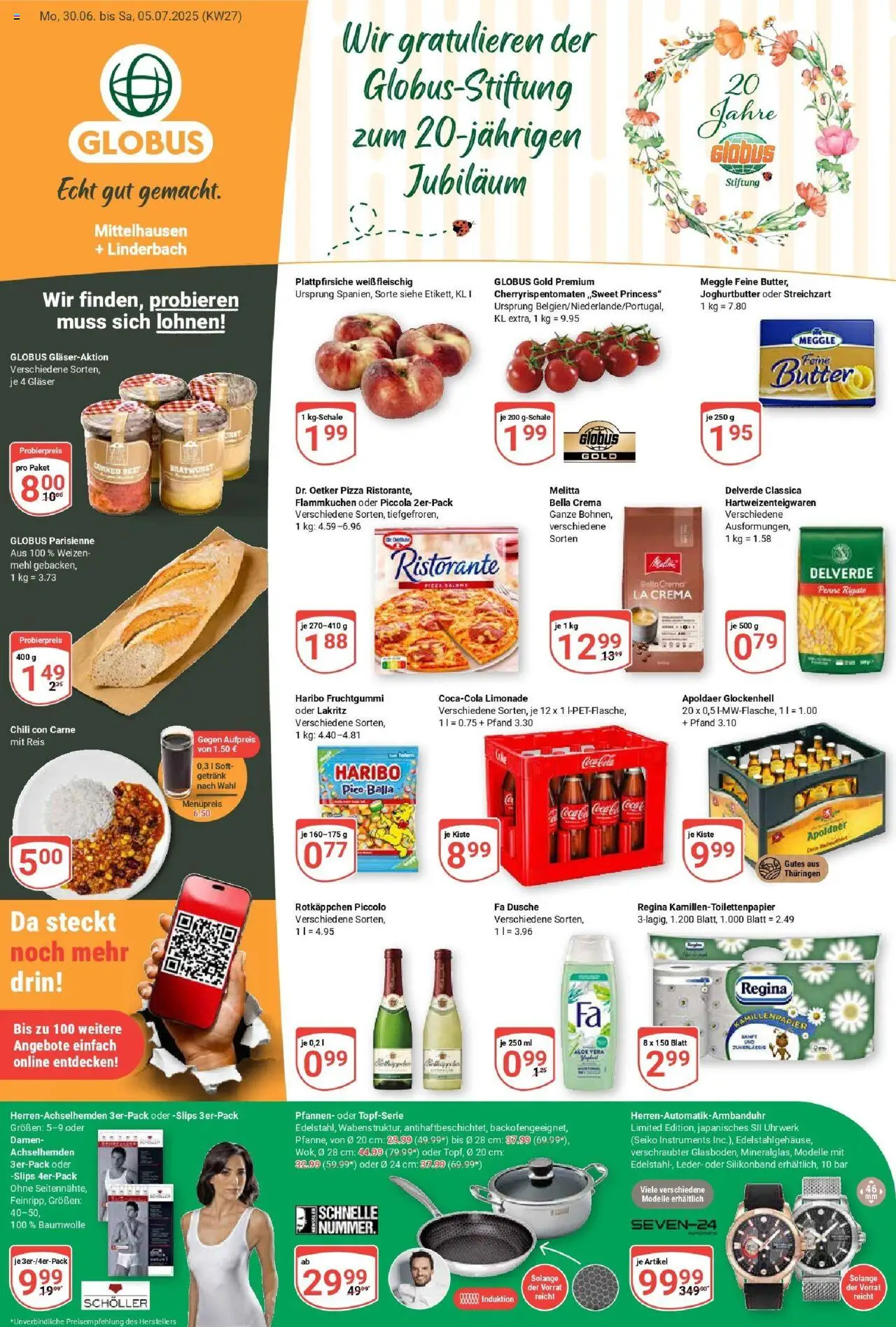 Globus prospekt Mittelhausen	 - gültig ab dem 29.06.2025 | Seite: 5 | Produkte: Melitta, Mehl, Pizza, Reis