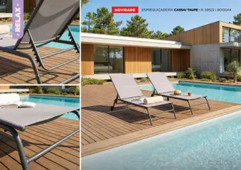 Pré-visualização Espaço Casa folheto Ar Livre 2026 válido de 07.03.2026 | Página: 180 | Produtos: Espreguiçadeira