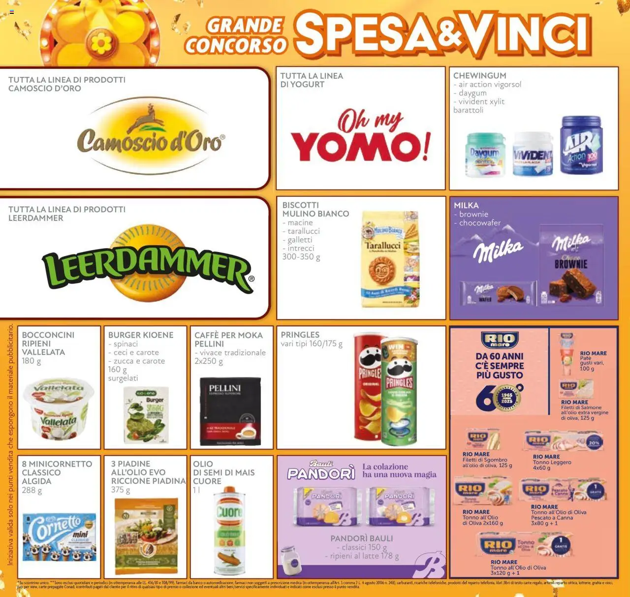 Volantino Conad del 08.10.2025 | Pagina: 8 | Prodotti: Yogurt, Latte, Carote, Spinaci