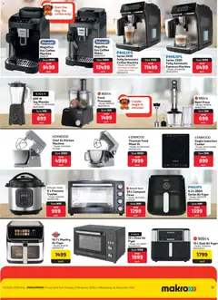 Makro specials catalogue – valid from 03.11.2025 | Page: 21 | Products: Mixer, Press, Air fryer, Coffee