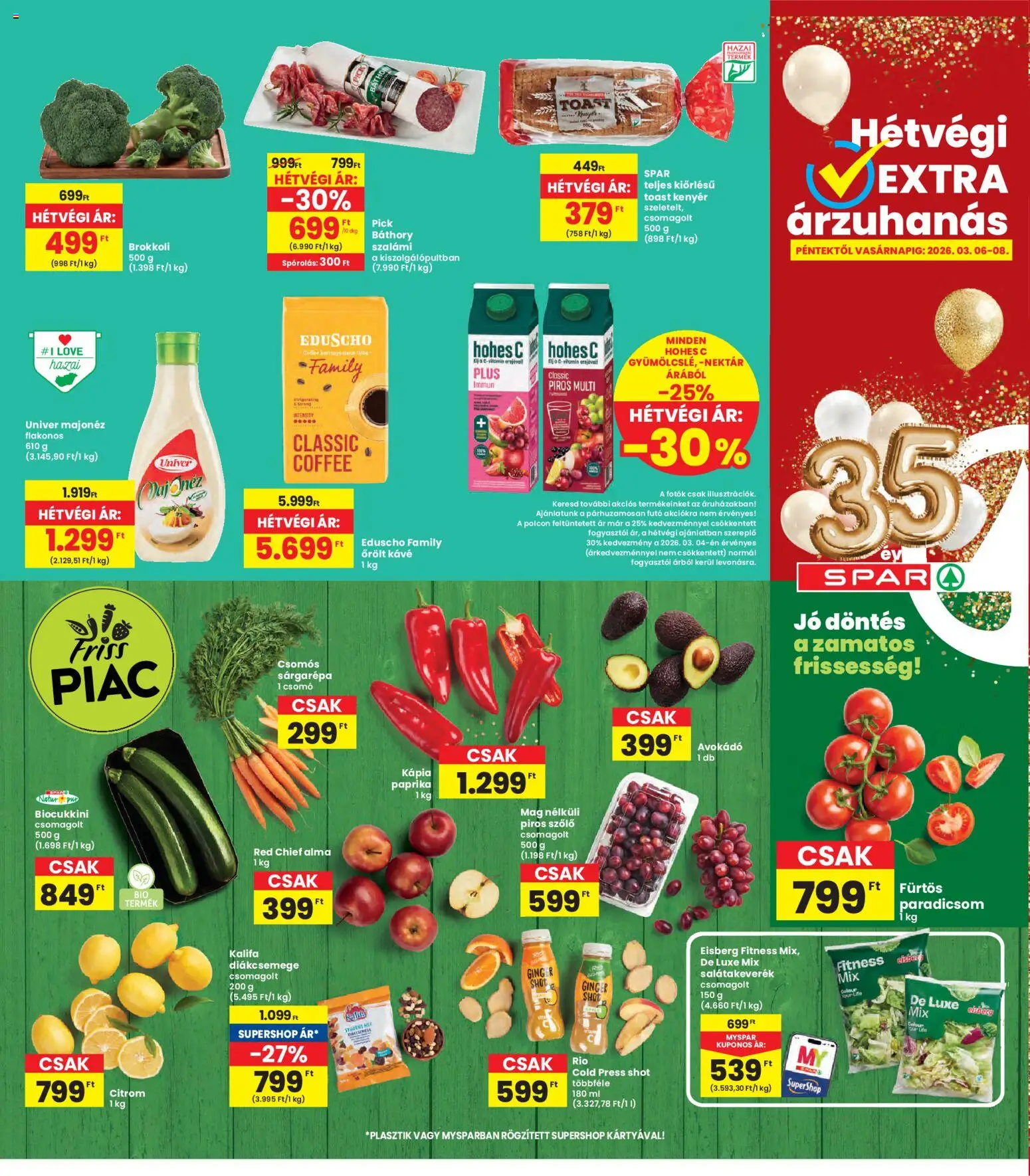 Interspar akciós ujság - amely érvényes a következő dátumtól: 05.03.2026 | Oldal: 20 | Termékek: Diákcsemege, Hohes c, Kenyér, Majonéz