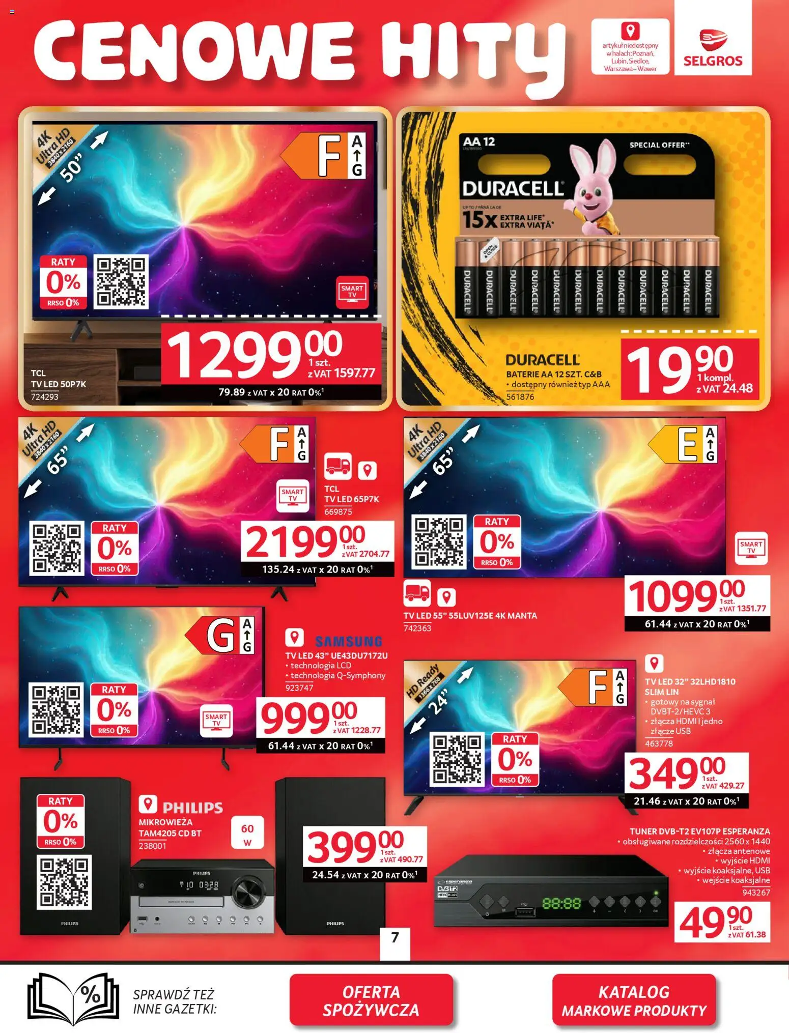 Selgros cash&carry Gazetka - Oferta przemysłowa od 05.02.2026 | Strona: 9 | Produkty: Złącze, USB, Baterie