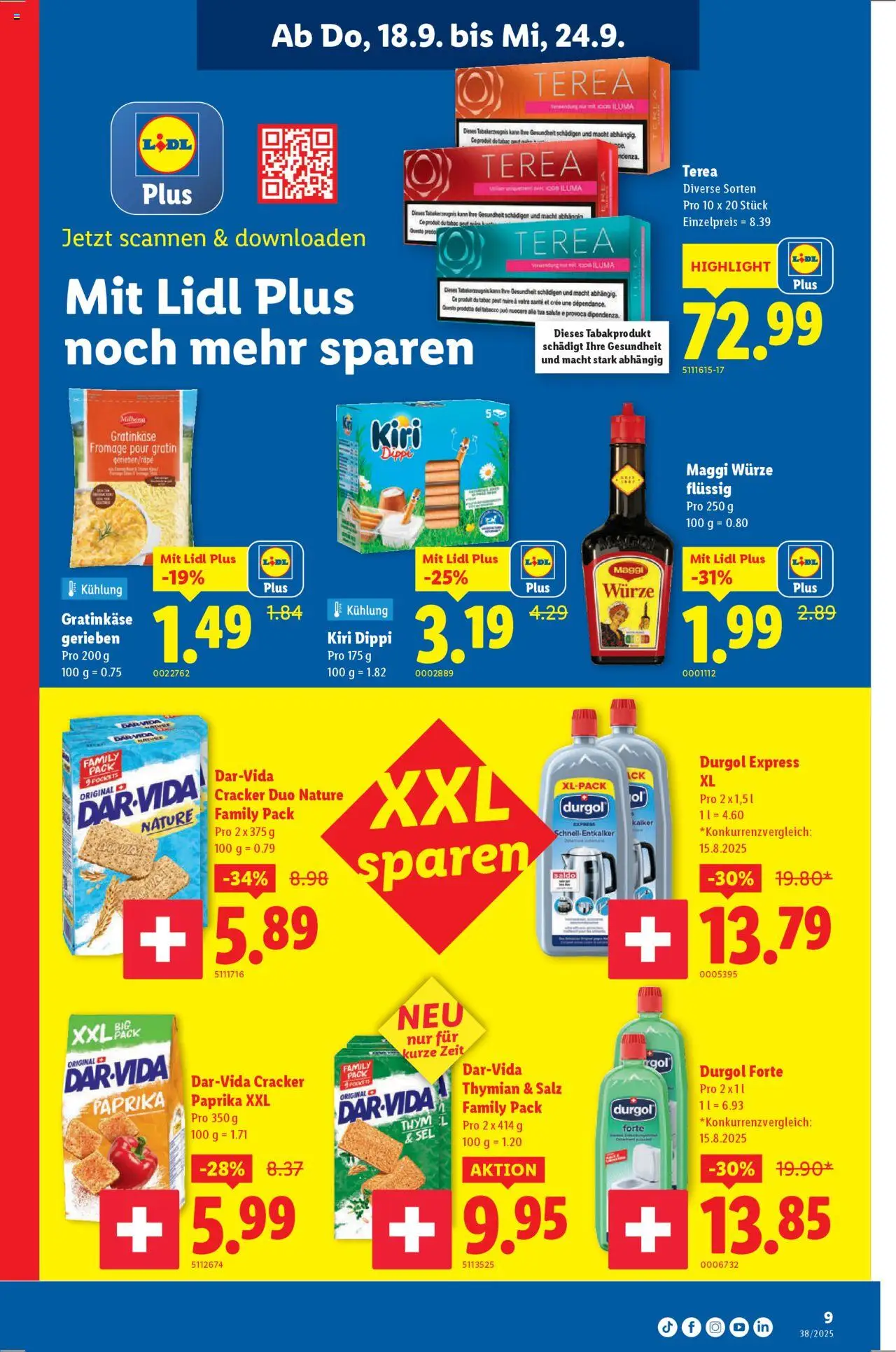 Lidl Aktionen – gültig ab 18.09.2025 | Seite: 9