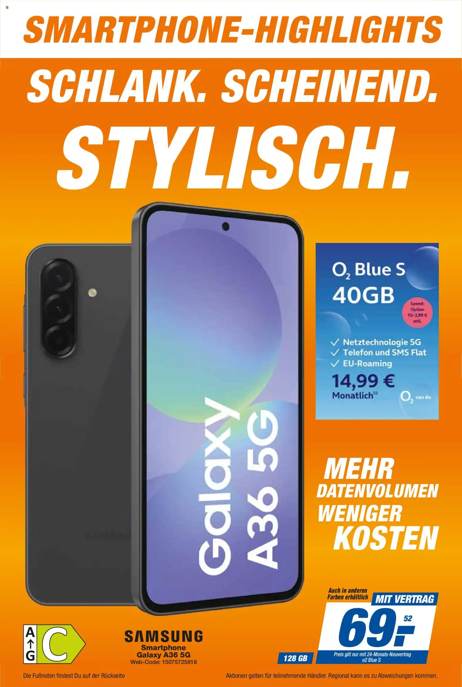 Expert Smarthphone Highlights im März – gültig ab 01.03.2026 | Seite: 22 | Produkte: Samsung, Telefon, Smartphone